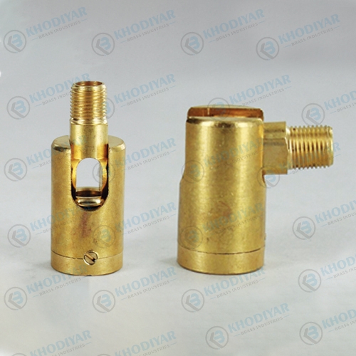 1/8ips Male X 1/8ips Female Threaded Adjustable 180 Degree Swivel - Unfinished Brass