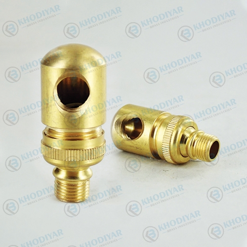 1/8ips Threaded Side Swivel - Unfinished Brass